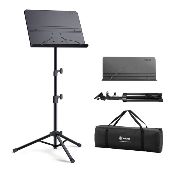 Soporte portátil para partituras Vekkia Professional con bolsa