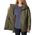 thumbnail image 5 of Columbia Women Copper Crest Novelty Quilted Puffer Coat Stone Green Size XL, 5 of 9