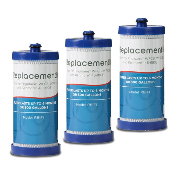 ReplacementBrand WFCB WF1CB Comparable Replacement for Frigidaire WFCB WF1CB PureSource Refrigerator Water Filter 3 Pack