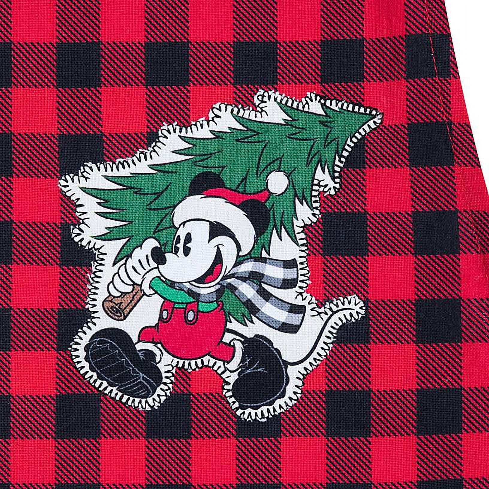 Disney Parks Yuletide Farmhouse Mickey Mouse Holiday Apron New with Tag