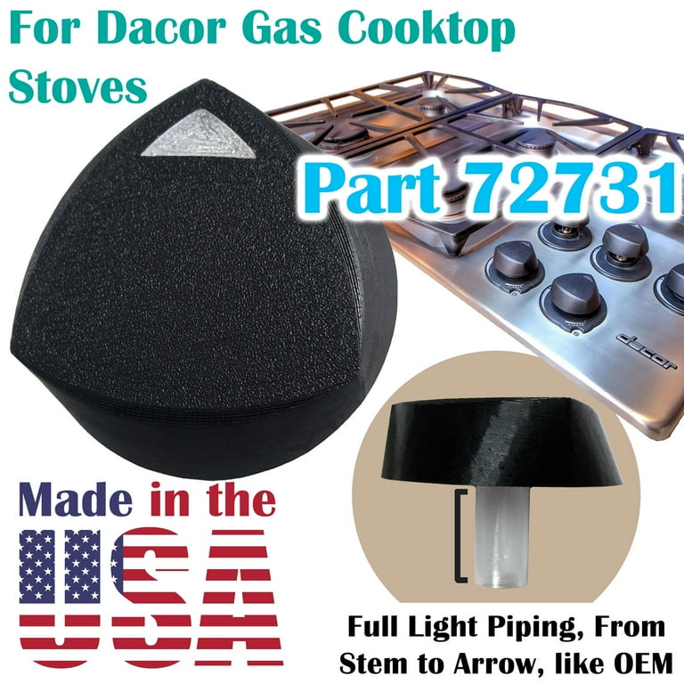 Knob for Dacor 72731 Gas Cooktop Stovetop, Reproduction with