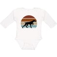 thumbnail image 3 of Inktastic Hunting Dog Retro Sunset Boys or Girls Long Sleeve Baby Bodysuit, 3 of 5