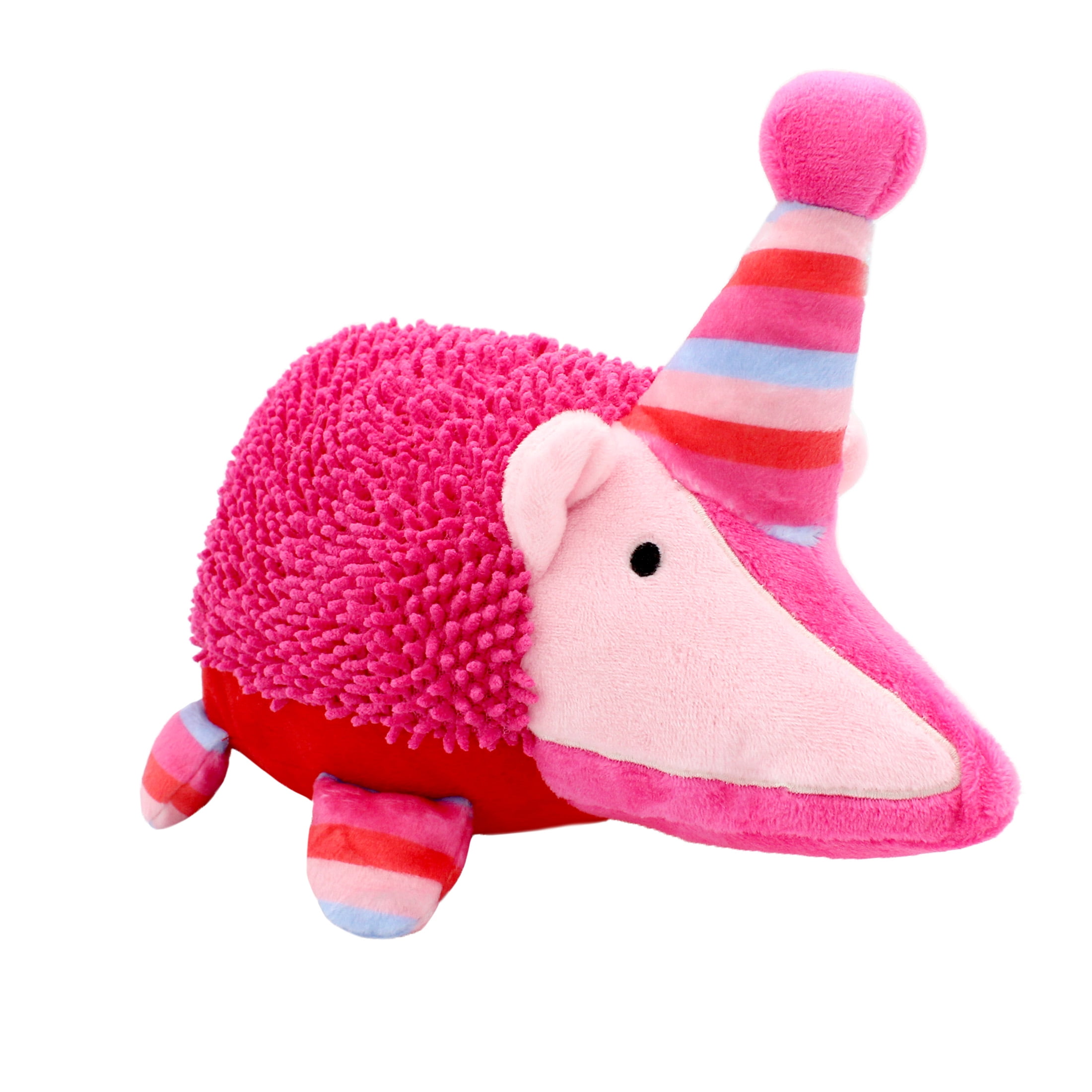 Packed Party Valentine's Day Hedgehog Dog Toy, Plush, 8", Squeaker