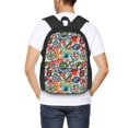 thumbnail image 6 of Daiia Cute Nautical Backpack for Men and Women -Durable Backpack Large Capacity, Water-Resistant Bag with Adjustable Straps and Laptop Compartment, 6 of 9