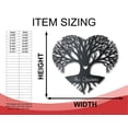 thumbnail image 2 of Metal Custom Tree of Love Wall Art - Custom Metal Sign - 14 Color Options 24, 2 of 5