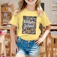 thumbnail image 2 of TZEWGL Cute Shirt For Infnat Back To School Season Printed Short Sleeve Clothing For Infnants size 3-4T, 2 of 7