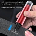thumbnail image 4 of (Red)Safe Pro X Emergency Car Window Breaker & Seatbelt Cutter - 2-in-1 Safety Hammer, 4 of 5