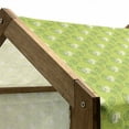 thumbnail image 4 of Green Pet House, Abstract Falling Autumn Leaf Defoliation Seasonal Nature Foliage, Outdoor & Indoor Portable Dog Kennel with Pillow and Cover, 5 Sizes, Pale Yellow Apple Green, by Ambesonne, 4 of 4