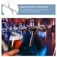 thumbnail image 2 of FUTUREORYY Multi-Function spanner for Beer Faucet 14.50X4.50X0.20Cm Silver 1Pcs, 2 of 6