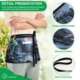 thumbnail image 4 of Yayeee Waist Apron with Pockets for Cooking Waterproof Half Server Aprons, Moon Floral Waterfall, 4 of 7