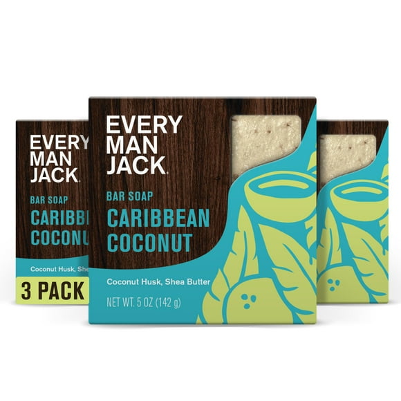 Coco tropical caribeño procesado en frío de Soap Every Man Jack