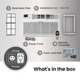 thumbnail image 6 of Bevoi TBEVTTW081C 8,000 BTU Through The Wall Air Conditioner Cool Only 115V 15A in White, 6 of 7