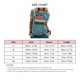 thumbnail image 4 of Camiseta de manga corta estampada para mujer, cuello redondo, camisa informal de verano, Tops para oficina, cita nocturna, salida nocturna, azul lago XL, 4 of 5