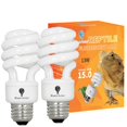 thumbnail image 1 of Bombilla Bluex para reptiles, 13 W, luz UVA UVB intensa, 15.0 UVB, 1 of 7