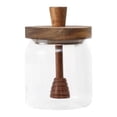thumbnail image 2 of Tarro Miel Dispensador Bote Con Cucharón Y Tapa Recipiente Vidrio 18oz, 2 of 9