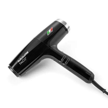 BabylissPRO Nano Titanium Professional Italian High-Speed Falco Dryer (Black)
