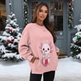 thumbnail image 3 of HELLHERO Axolotl Print Women Sweatshirt Trendy Oversized Crew Neck Pullover Tops Long Sleeve Sweatshirt Fall Travel Tops Size L, 3 of 7