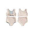 thumbnail image 3 of Aojekbee Toddler Baby Girls Summer Swimsuit Butterfly/Cow Head/Floral Print Sleeveless Tankini Tops Swim Shorts 2 Pieces Bathing Suit, 3 of 10
