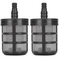 thumbnail image 1 of 2pcs Garden Hose Filter, Water Pump Strainer Filter Stainless Steel Double Layer Encryption Strainer For Sprayers, 1 of 3