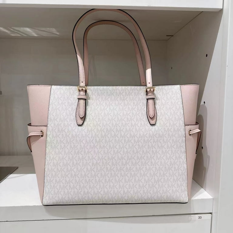 MICHAEL KORS 35F2G2GT7B Gilly Large Color-Block Logo and Leather