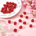 thumbnail image 6 of 30pcs Strawberry Beads 3D Fruit Beads Lampwork Glass Beads Spacer Loose Beads Red Imitation Strawberry Pendants for Spring Summer Bracelets Necklace Earring Christmas Jewelry Making, 6 of 9