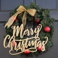 thumbnail image 3 of Adornos de madera para árbol de Navidad, decoración navideña, regalos para familiares y amigos, 3 of 4
