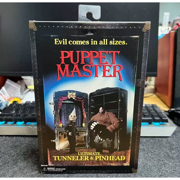 Figura de acción NECA Puppet Master Ultimate Six Shooter y Jester, película de terror clásica, modelo coleccionable periférico limitado