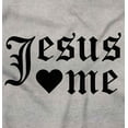 thumbnail image 2 of Jesus Loves Me Religious Christian Women's Graphic T Shirt Tees Brisco Brands S, 2 of 6