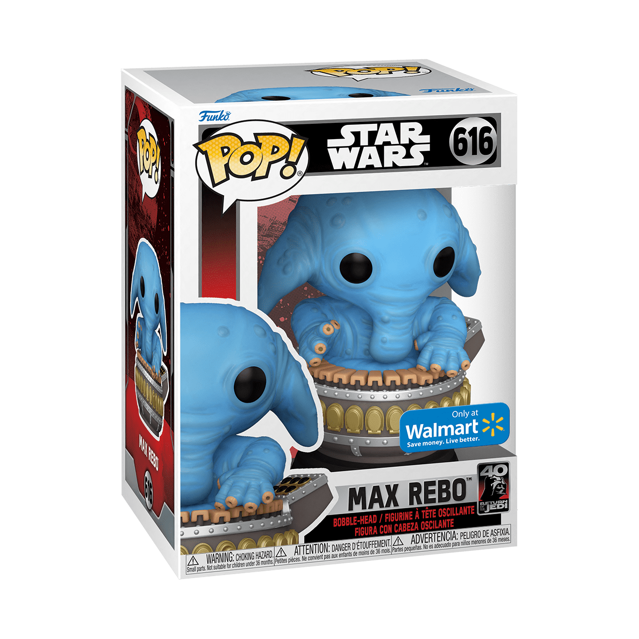 Funko Pop Star Wars Collectible Vinyl Bobblehead Figure, 4.05 Inches, Multicolor, 0.25 lb