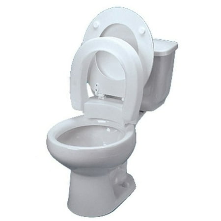 Raised Toilet Seat for Elderly, Hinged Toilet Seat Riser for ... Raised Toilet Seat for Elderly, Hinged Toilet Seat Riser for ...