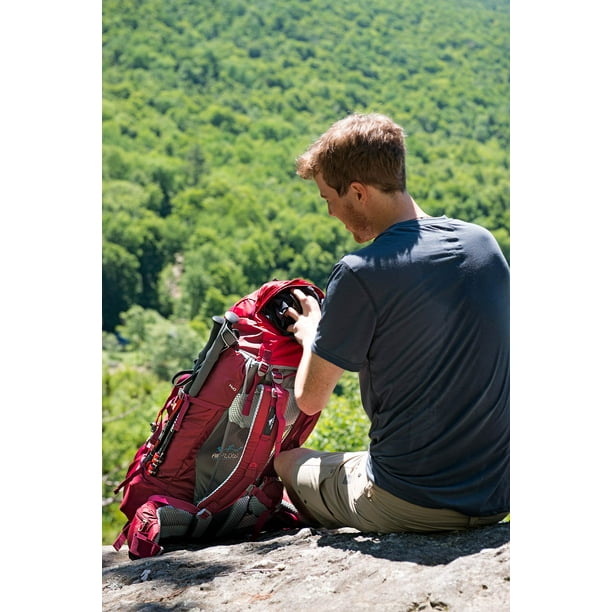High Sierra Tech 2 Titan 55 Internal Frame Backpack Brick Red Green Moss Walmart