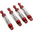 thumbnail image 3 of YISITIAN Accessoires de Voiture Modèle, 2 Paires de Pièces de Modification de Voiture Rc Travail Exquis pour Wpl C14 C24 Mn D90 99S Voiture Rc Réduire Choc (Rouge) CA919-6017, 3 of 9