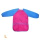thumbnail image 1 of Delantal impermeable de manga larga para niños, arte para niños, pintura para cocinar, bata de alimentación, L, rosa roja kenally HA5522-11B, 1 of 6