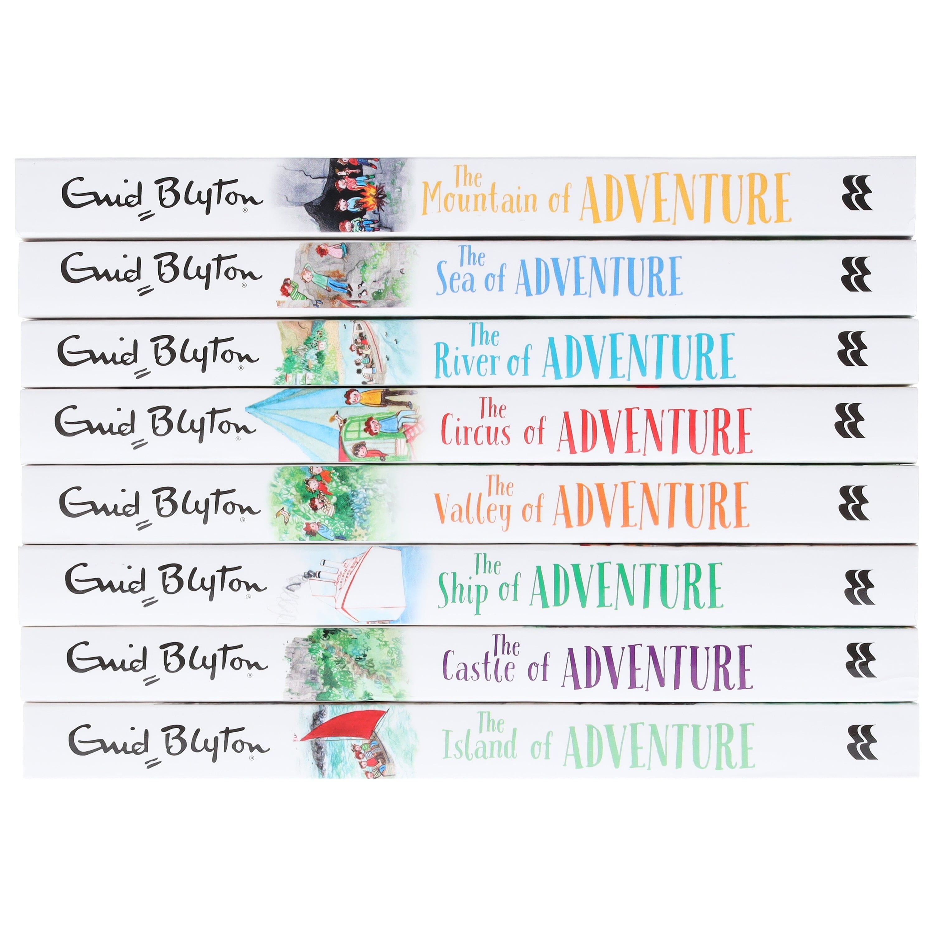 Enid Blyton Adventure Series 8 Books Box Set - Ages 9-14 - Paperback