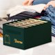 thumbnail image 4 of Caja de almacenamiento de ropa plegable con asas, contenedores de almacenamiento, cesta de ropa sucia, cestas de almacenamiento para ropa, juguetes, r 42cmx30cmx22cm BLESIY Cesta de misceláneas, 4 of 8