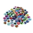 thumbnail image 2 of 100 Pcs Patchs Ronds pour les Yeux en Verre pour Fabrication de Bijoux Style Mixte, 2 of 8