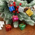 thumbnail image 5 of 24 Pcs Mini Gift Boxes Christmas Ornaments,Bexikou 1.57inch Mini Wrapped Present Boxes,Christmas Tree Small Gift Boxes, Assorted Colors Christmas Ornaments Mini Presents for Crafts, 5 of 7