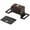 Brown, variant on Magnetic Catch, Double Magnet, Dark Brown by Stone Harbor Hardware