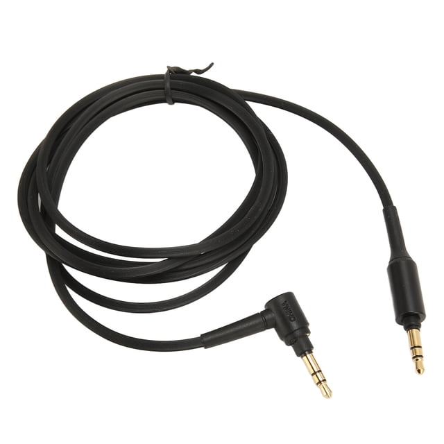 Replacement WH-1000XM5 Aux Headphone Audio Cable Cord Compatible with WH 1000XM5 WH 1000XM4 WH 1000XM3 WH 1000XM2 CordlessHeadphones 1.5M, Black