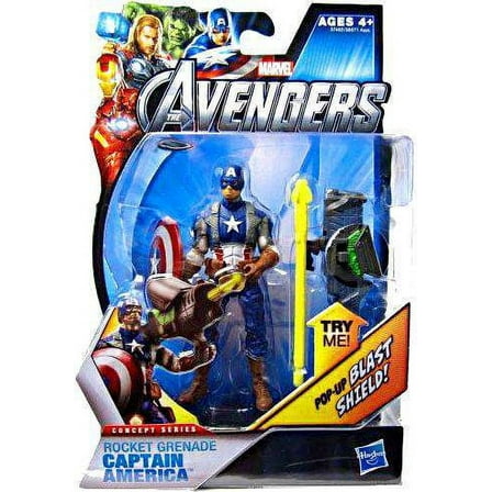 Marvel Concept Series Rocket Grenade Captain America Action Figure