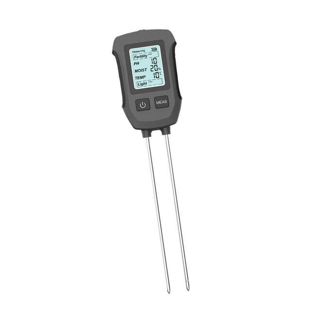 Medidor de suelo 5 en 1, medidor de pH, de humedad para , kit de análisis de suelo para césped, jardín, de interior y exterior.
