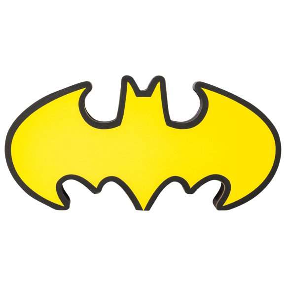 Letrero de pared plateado Buffalo DC Comics Batman Bat Signal