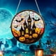 thumbnail image 4 of Adorno colgante de acrílico con atrapaluz de murciélagos voladores y castillo de calabaza para Halloween | Decoración reflectante espeluznante con aro para colgar | Ideal para fiestas de Halloween,, 4 of 9