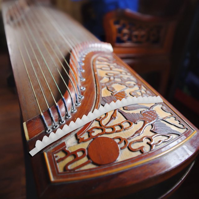 unbranded Banda De Silicona Transparente Para Mute De Guzheng Reduce Ruido Y Mejora Claridad Musical