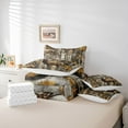 thumbnail image 6 of Castle Fairy Safari Deer Twin Bedding Sets 7-Piece for Boys Girls,Abstract Vintage Camouflage Bedding Comforter Set Microfiber,Autumn Jungle Tree Branches Breathable Sheet Sets,Luxury Bedroom Decor, 6 of 8