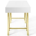 thumbnail image 4 of Modway Jettison Office Desk in Gold White, 4 of 8