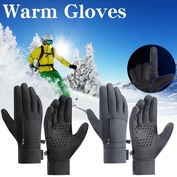 Guantes Antideslizantes con Pantalla Táctil Xihbxyly para Montar Al Aire Libre Invierno