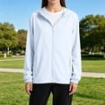 thumbnail image 2 of Breezora Women's UPF Sun Protection Casual Jacket Ice Silk Breathable Lightweight Outdoor Summer, 2 of 7