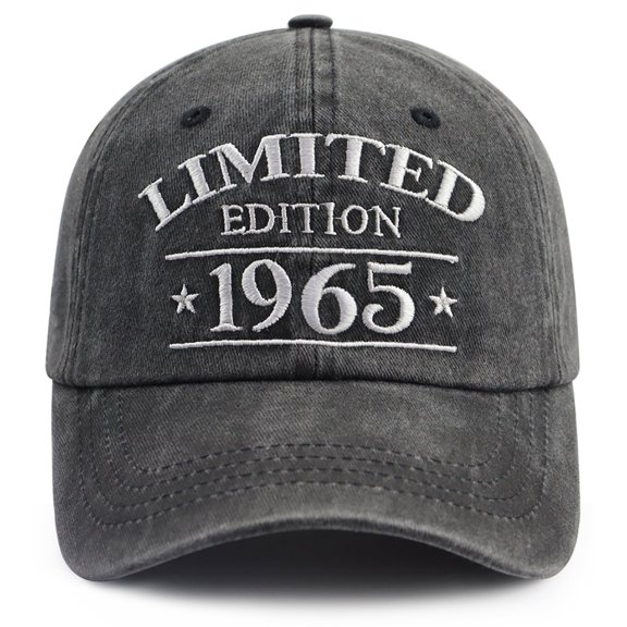Limited Edition 1965 Hat for Men Women, Funny Adjustable Cotton Embroidered 30th Birthday Baseball Cap