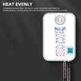 thumbnail image 2 of Cojín De Asiento Calefactable Para Coche De 120W, Asiento De Calor Uniforme, Calentador De Invierno, Protección Contra Sobrecalentamiento, Calentador De Asiento De Coche Con Enchufe De Encendedor De Guardurnaity VI009019-01, 2 of 6